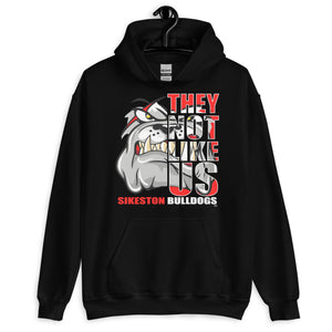 They Not Like Us - Sikeston Bulldogs - Half Face - Black Hoodie - Adult